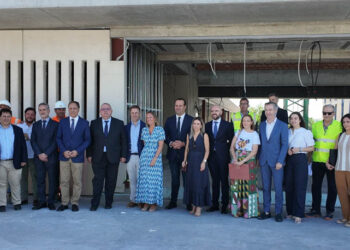 El consejero de Sanidad visita las obras del nuevo Centro de Salud Prosperidad en Salamanca, que prevé estar terminado en la primavera de 2026