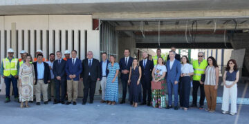 El consejero de Sanidad visita las obras del nuevo Centro de Salud Prosperidad en Salamanca, que prevé estar terminado en la primavera de 2026