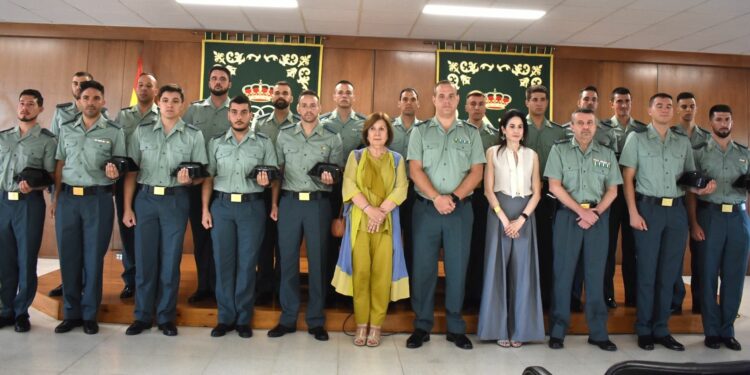Los 19 nuevos Guardias Civiles alumnos llegan a Salamanca para iniciar su formación en prácticas