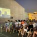 Medio centenar de vecinos disfrutan del cine en la primera ‘Noche de Verano’ de Villamayor