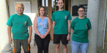 Santibáñez de la Sierra apuesta por el empleo con la contratación de 8 trabajadores en los últimos dos años