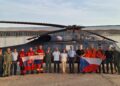 Aterrizan en Matacán dos helicópteros de Eslovaquia y República Checa para participar en el dispositivo de extinción de incendios