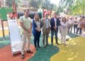 Santibáñez de la Sierra mejora sus instalaciones deportivas y de ocio con una nueva pista y un parque infantil