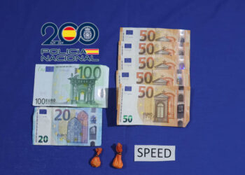 La Policía Nacional detiene a un hombre con 2,8 gramos de speed