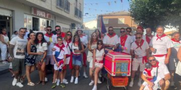 Los sanfermines se viven en Castellanos en pleno mes de agosto