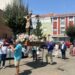 La Bajada del Cristo y la procesión de las antorchas marcan el inicio de las fiestas de Castellanos de Moriscos cargadas de emoción, música y tradición