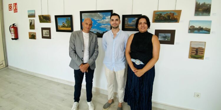 El artista salmantino Álvaro Martín llena la Sala Protagonistas con obras del río Tormes y sus orillas