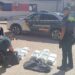 Detenido un joven de 27 años que transportaba 76,8 kilos de hachís en su vehículo