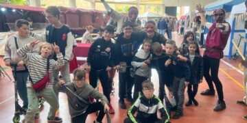 Castellanos continúa la diversión y la animada fiesta medieval en el pabellón del parque