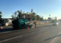 Comienza la renovación del asfaltado de la carretera del Helmántico que tendrá semáforo con pulsador