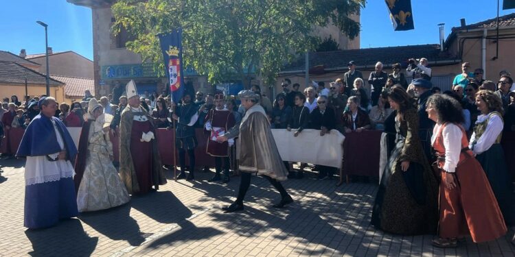 Aldeatejada se engalana y vuelve al siglo XVI en la celebración de las Vísperas Nupciales de María Manuela de Portugal y Felipe II de España