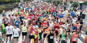Jesús Prieto y Sandra Santamaría se imponen en la Media Maratón de Diputación