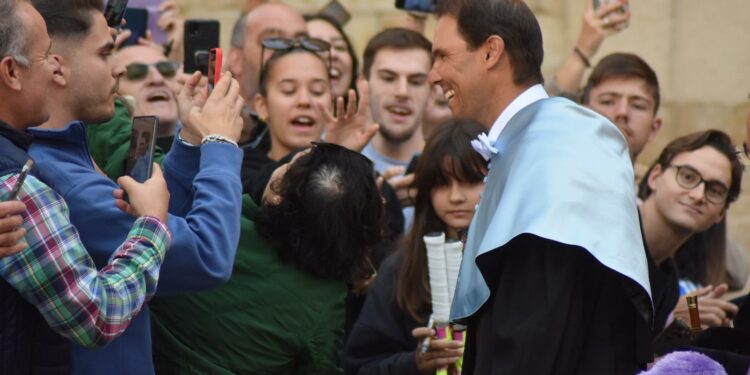 Rafa Nadal ya es doctor Honoris Causa de la Universidad de Salamanca