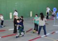 Medio centenar de participantes aprenden jugando en el circuito de educación vial de Castellanos