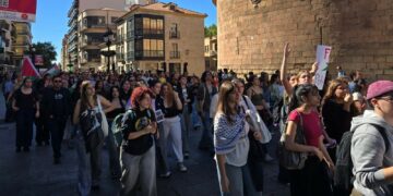 Los estudiantes salmantinos alzan la voz para pedir paz y libertad para Palestina