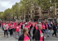 15.000 personas tiñen de rosa las calles de Salamanca en la XI Marcha Contra el Cáncer