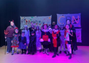 Los niños de Villamayor disfrutan de una divertida tarde ‘de miedo’