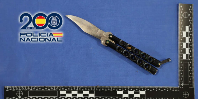 Detenido por amenazas un hombre que portaba una navaja