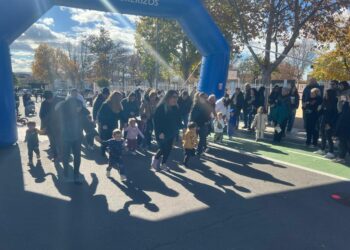 Los escolares de Cabrerizos corren para ayudar a los niños de Gaza