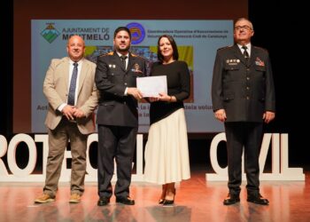 Protección Civil de Santa Marta, reconocida en el homenaje a los voluntarios de la Dana en 2024