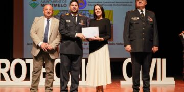 Protección Civil de Santa Marta, reconocida en el homenaje a los voluntarios de la Dana en 2024