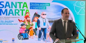 Santa Marta presenta en Intur su nueva propuesta de turismo inclusivo y sin barreras con herramientas digitales: web, audioguías interactivas, QR adaptados y oficina de turismo virtual