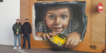 Santa Marta incorpora el nuevo mural ‘Sal a Jugar’ a su galería de arte urbano que supera las 80 pinturas de gran formato