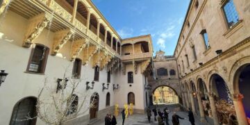 El Área de Cultura de la Diputación presenta en el Patio de La Salina el Belén Monumental de la Asociación La Morana