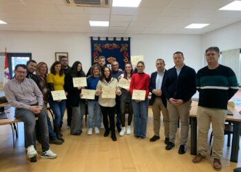 Los diez desempleados de la AFE ‘Bosque de los Niños’ de Doñinos concluyen su formación en jardinería