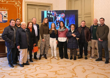 Homenaje y reconocimiento a la haltera Marta García por su récord de España logrado en el mundial disputado en Noruega