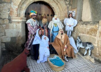 Monterrubio vuelve al pasado para convertirse en la aldea de Belén y recrear el Nacimiento de Jesús