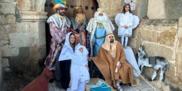 Monterrubio vuelve al pasado para convertirse en la aldea de Belén y recrear el Nacimiento de Jesús