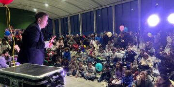 La lucha contra el cáncer une a los vecinos de Monterrubio en una tarde de convivencia y solidaridad