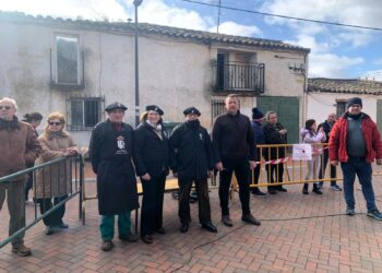 Segismundo Sánchez y Mercedes Martín, matanceros de honor en la jornada festiva de Doñinos