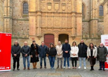 El PSOE de Salamanca presenta una candidatura «municipalista y renovada al 100%» como única alternativa para lograr el cambio en Castilla y León