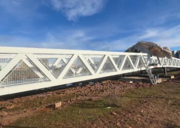 La pasarela peatonal de Carbajosa sobre la SA-20 ya tiene fecha: se instalará las noches del 9 y 10 de marzo