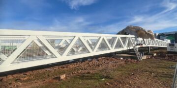 La pasarela peatonal de Carbajosa sobre la SA-20 ya tiene fecha: se instalará las noches del 9 y 10 de marzo