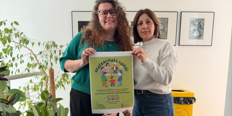 Jornada de juegos y convivencia intergeneracional entre los niños y los mayores de Villamayor