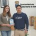 Santa Marta homenajea a Claudia Quintana, subcampeona de gimnasia rítmica de Castilla y León