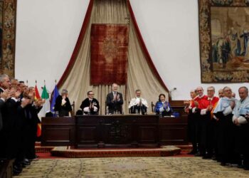 Felipe VI preside la ceremonia de investidura ‘honoris causa’ de Sergio Mattarella