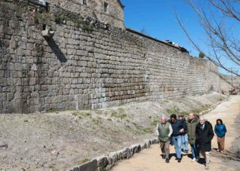 La Junta recupera los daños de la muralla de Ledesma con una inversión de 766.000 euros
