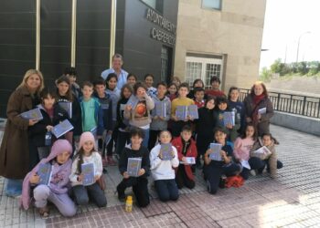 Los escolares de 4º de Primaria de Cabrerizos conocen el Ayuntamiento