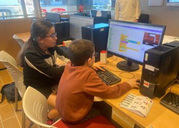 Los niños de Carbajosa aprenden a programar sus propios videojuegos