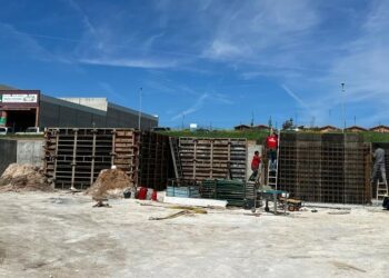 La construcción del Punto Limpio de Villares empieza a tomar forma