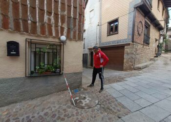 San Esteban de la Sierra crea en el casco urbano una red de bocas de riego para luchar contra los incendios