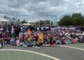 Cerca de un millar de escolares participan en el VII Día de la Educación Física en la Calle de Carbajosa con juegos, bailes y carrera solidaria a favor de Aviva
