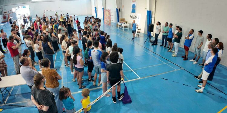 Aldeatejada celebra la fiesta de las Escuelas Deportivas en las que participan más de 200 niños