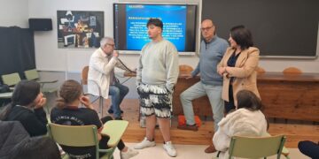 Taller de radio para los alumnos del instituto Calisto y Melibea