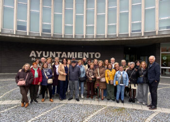 Alumnos de la Universidad de la Experiencia visitan los espacios culturales de Santa Marta de Tormes