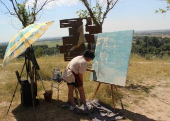36 artistas pintan y retratan los rincones y paisajes de Cabrerizos en el II Certamen de Pintura al Aire Libre y el Rally Fotográfico